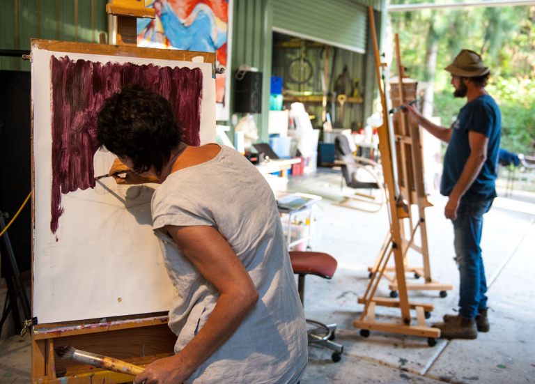 FindingYOURWay-AdamMcCallAndMeganBoazmanPainting001April2018 copy